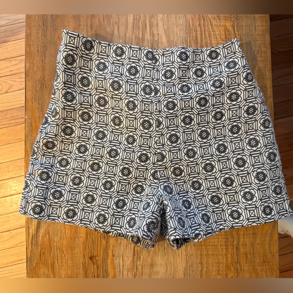Monochrome Patterned Kids Shorts